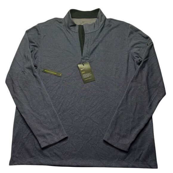 Nike Other - NWT Nike Dri Fit Standard Fit 1/4 Zip Pullover Mens Dark Plum Golf Preppy